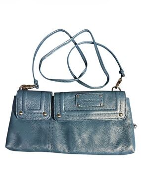 Stone Mountain Leather Boho Crossbody Shoulder Bag Teal